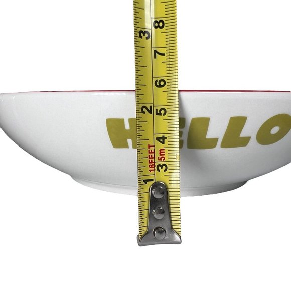 Set of 2~HELLO KITTY®️ Rainbow 9” Ceramic Pasta Spaghetti Salad Bowl~NEW - Picture 7 of 7